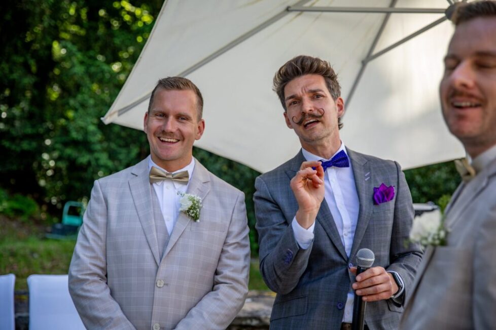 Benny Reinhold als Trauredner und Moderator bei einer Hochzeit in der Schweiz